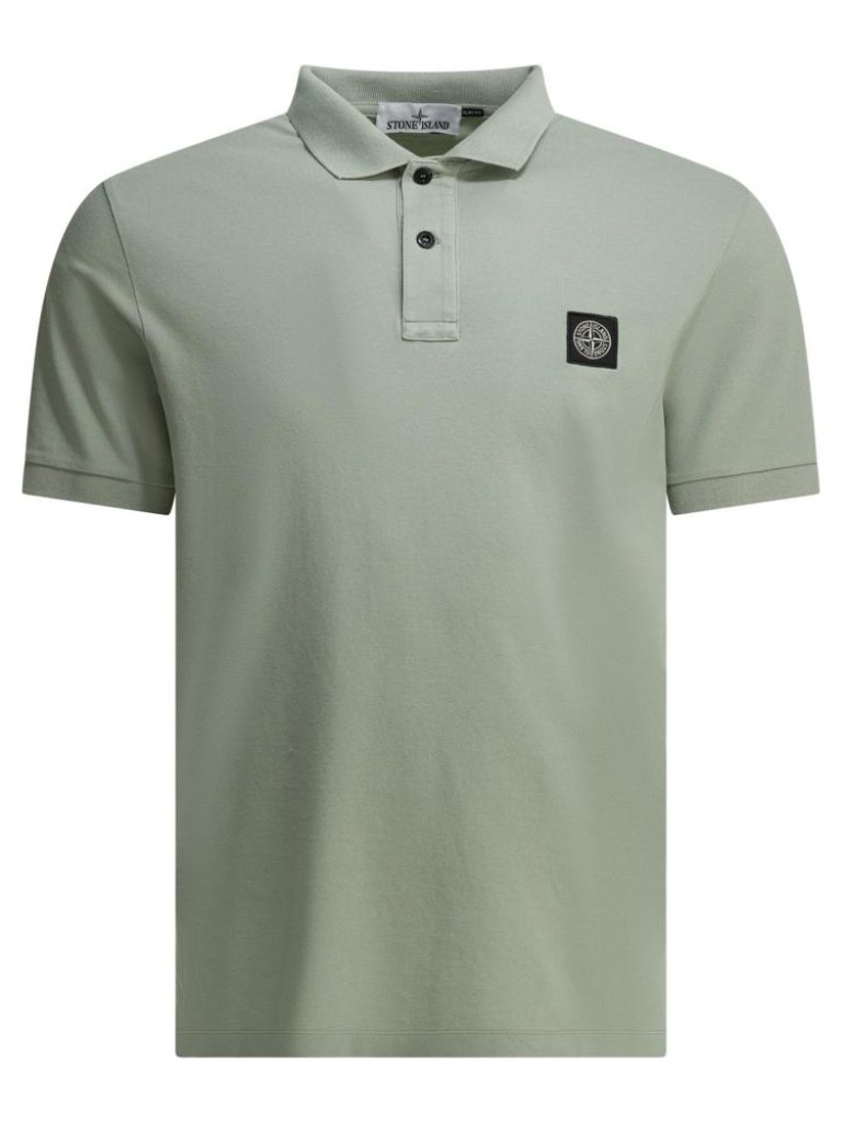 Stone Island Short Sleeves Polo Shirt With Compass Logo Tag Size Xl Men